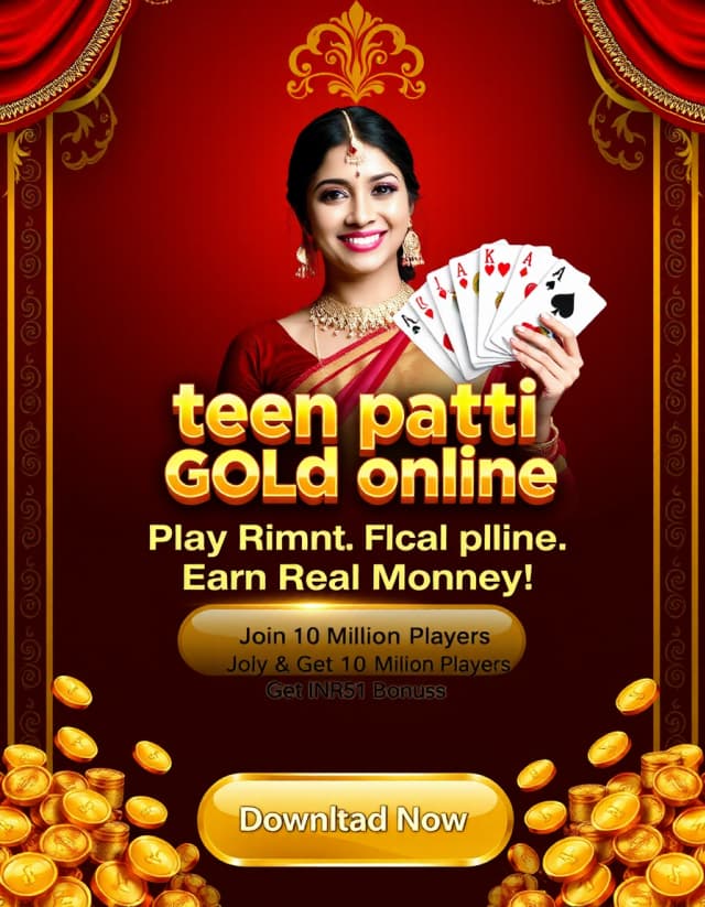 Teen Patti Gold Real Cash Banner